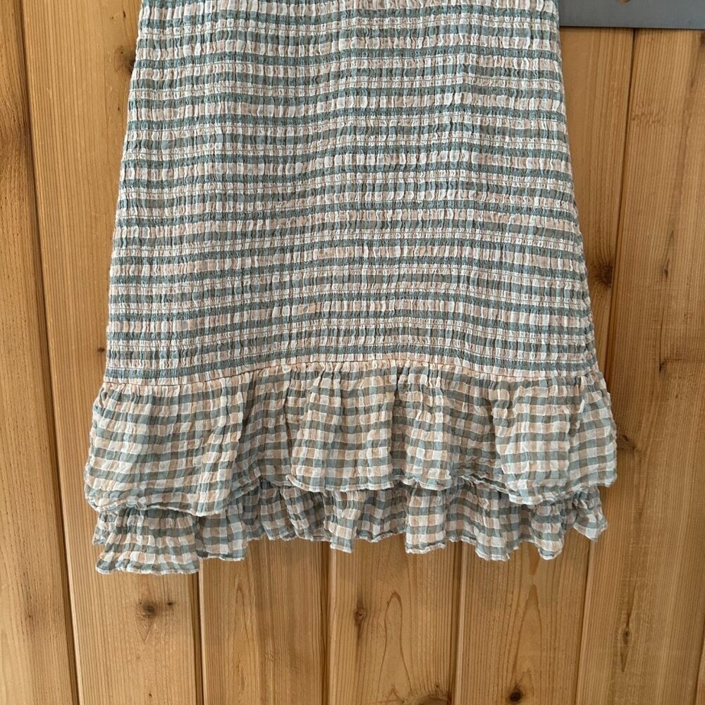 Veronica Beard Size 2 Cici Smoked Gingham Dress - Picture 7 of 9